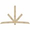 Ekena Millwork Alberta Rough Sawn Timber Gable Bracket, Douglas Fir, 108"W x 68"H x 6"D x 6"F, 15/12 Pitch GBW108X68X0606ALB00RDF - alternate 1